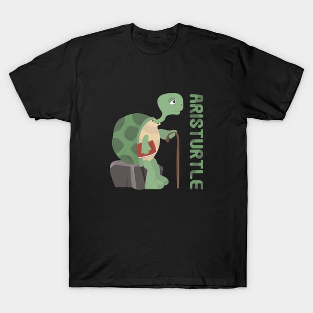 Aristurtle (Aristotle) T-Shirt by passivemoth